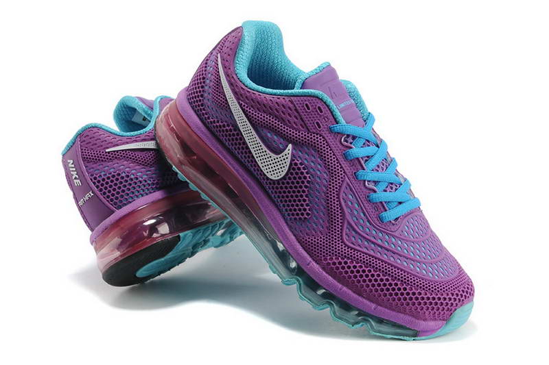 Nike Air Max 2014 KPU Chaussures Femmes Violet Bleu (3)